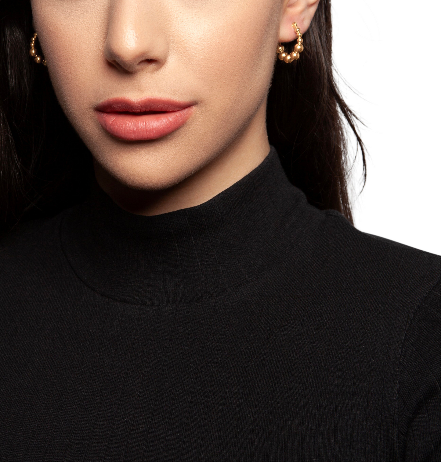 Beaded Hoop Earrings