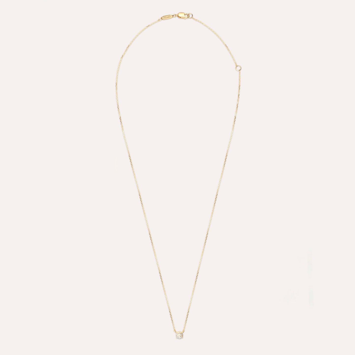 Diamond and gold Orla drop necklace