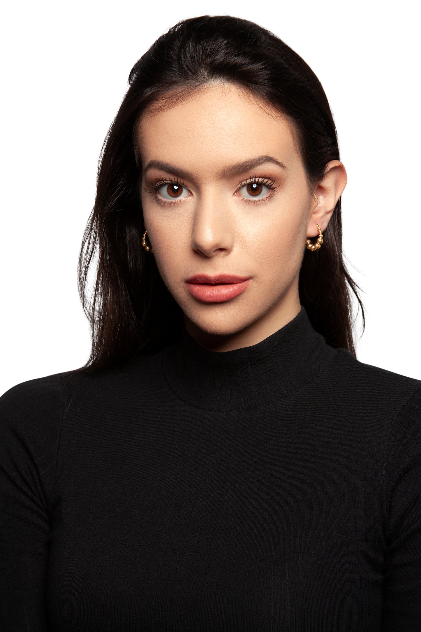 Beaded Hoop Earrings
