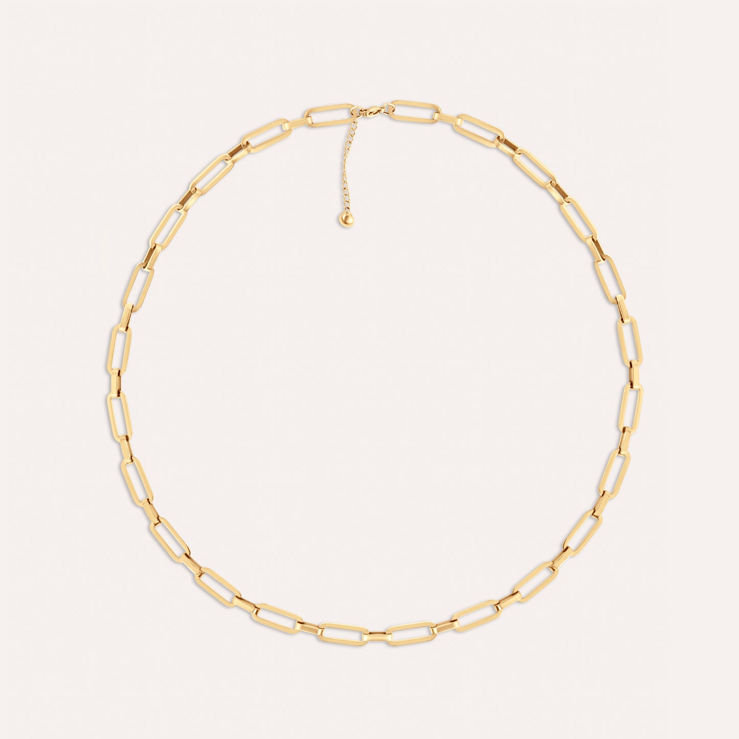 Paperclip Chain Necklace- Long