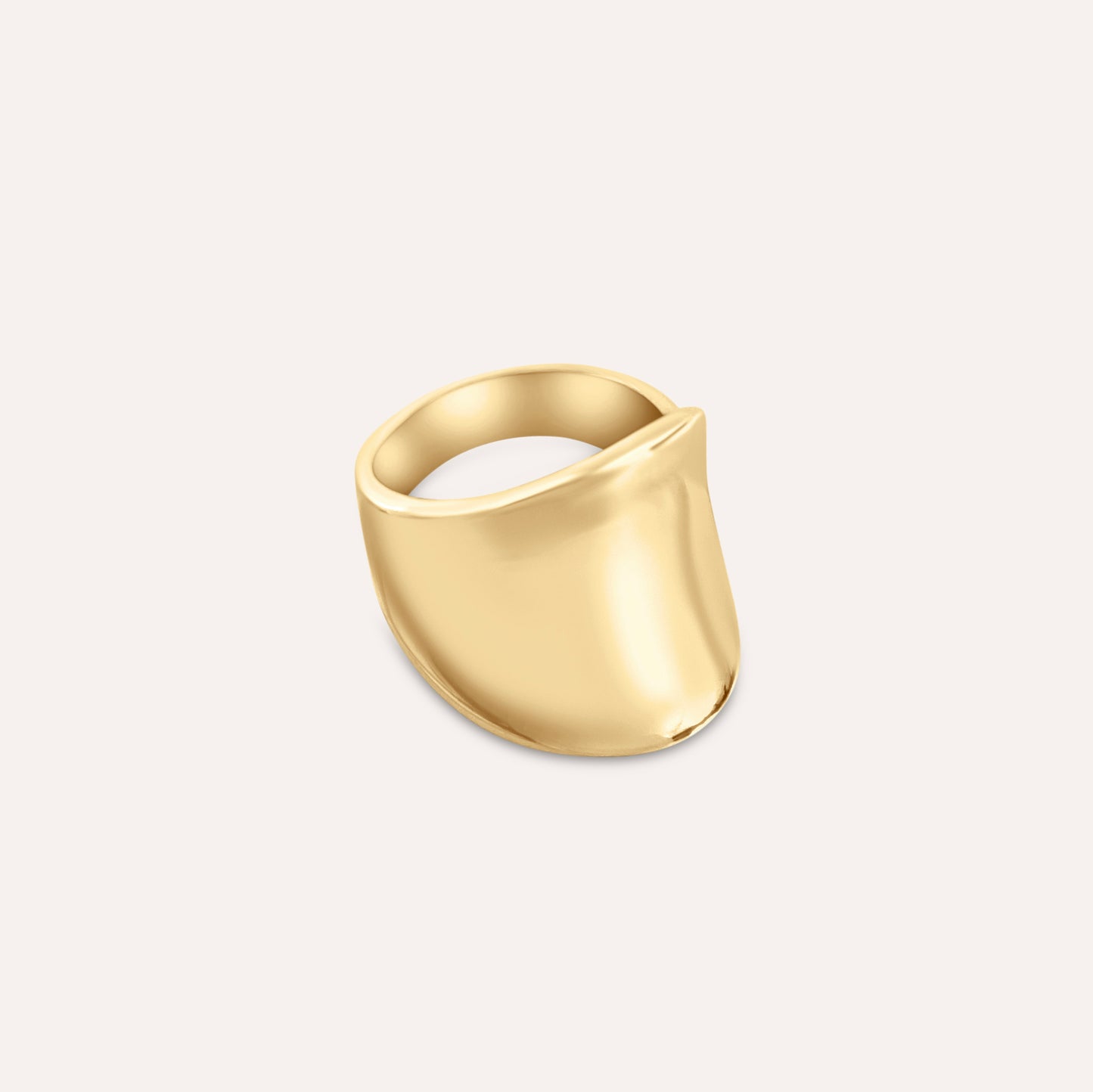 Chunky Statement Gold Ring