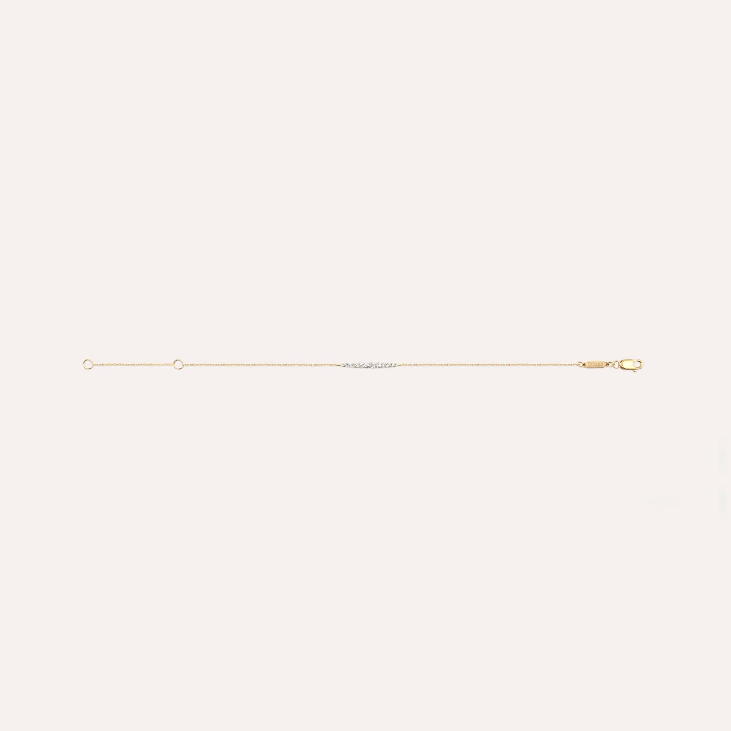 Diamond and gold Kaia bracelet