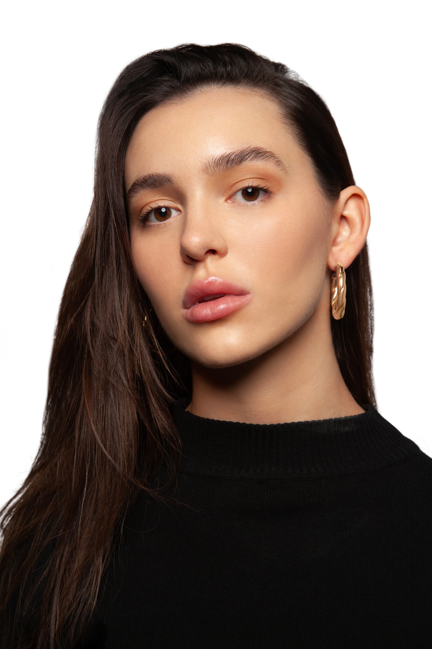 Twisted Tube Hoops-Large