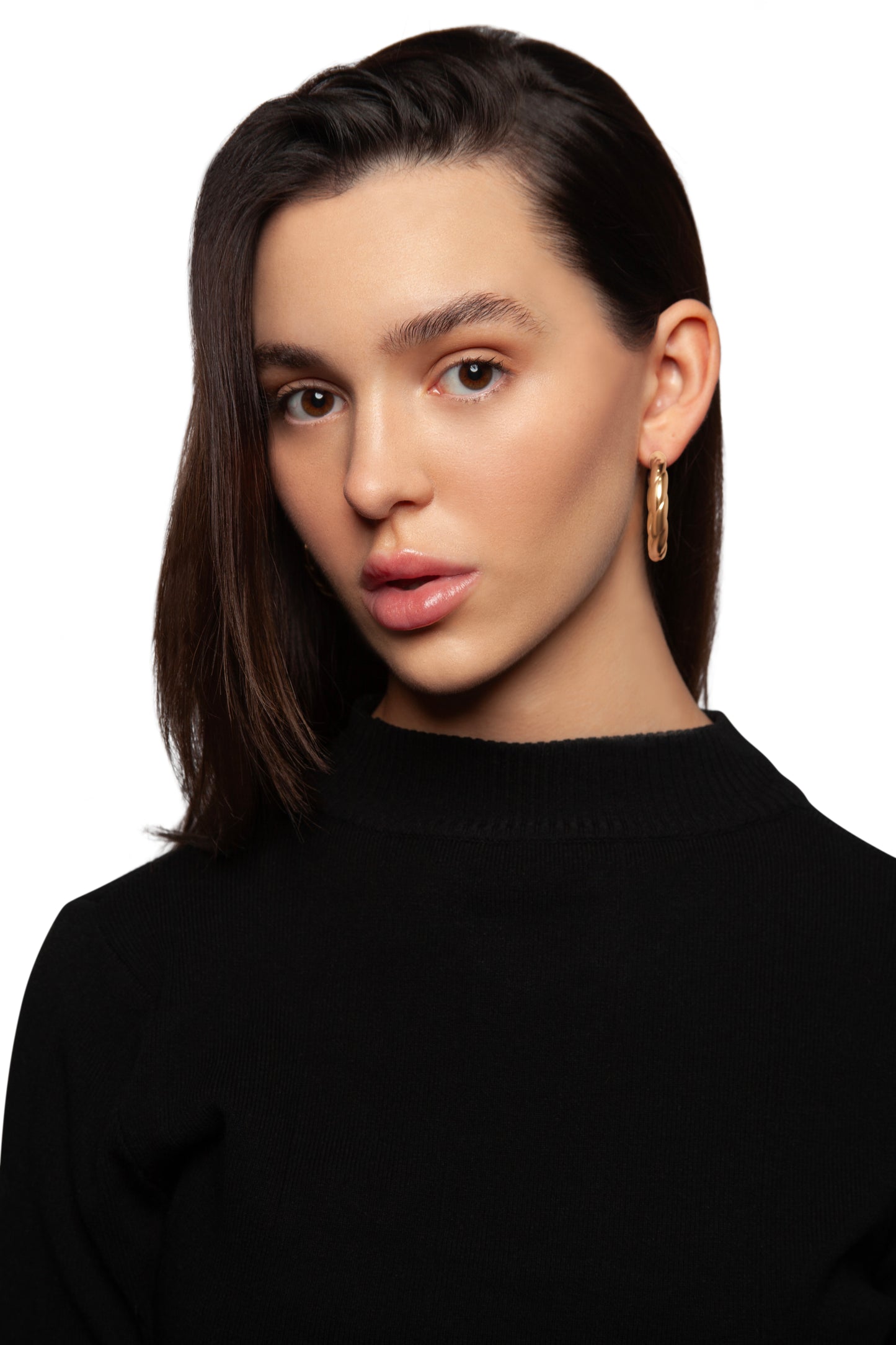 Twisted Tube Hoops-Large