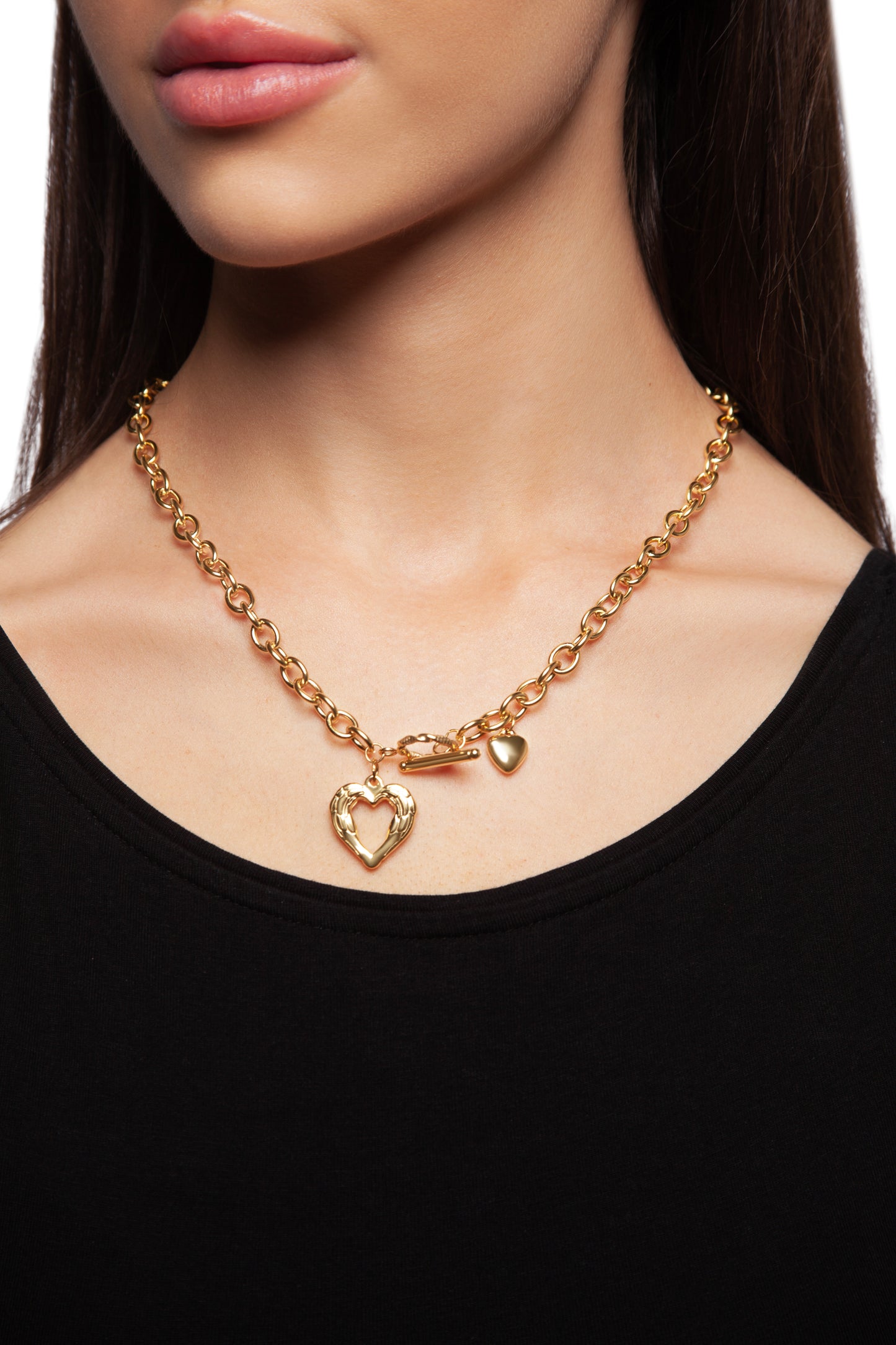 Heart Lock Pendant Necklace