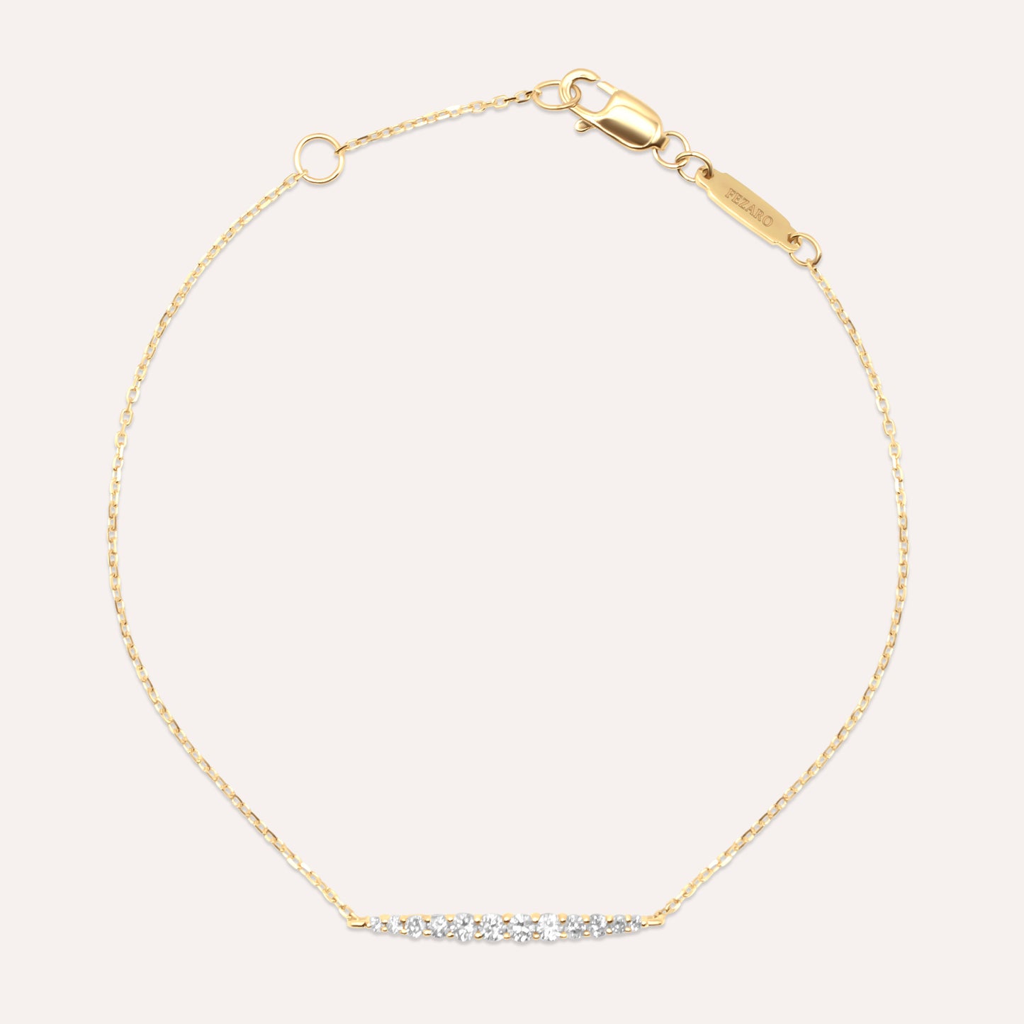 Diamond and gold Kaia bracelet