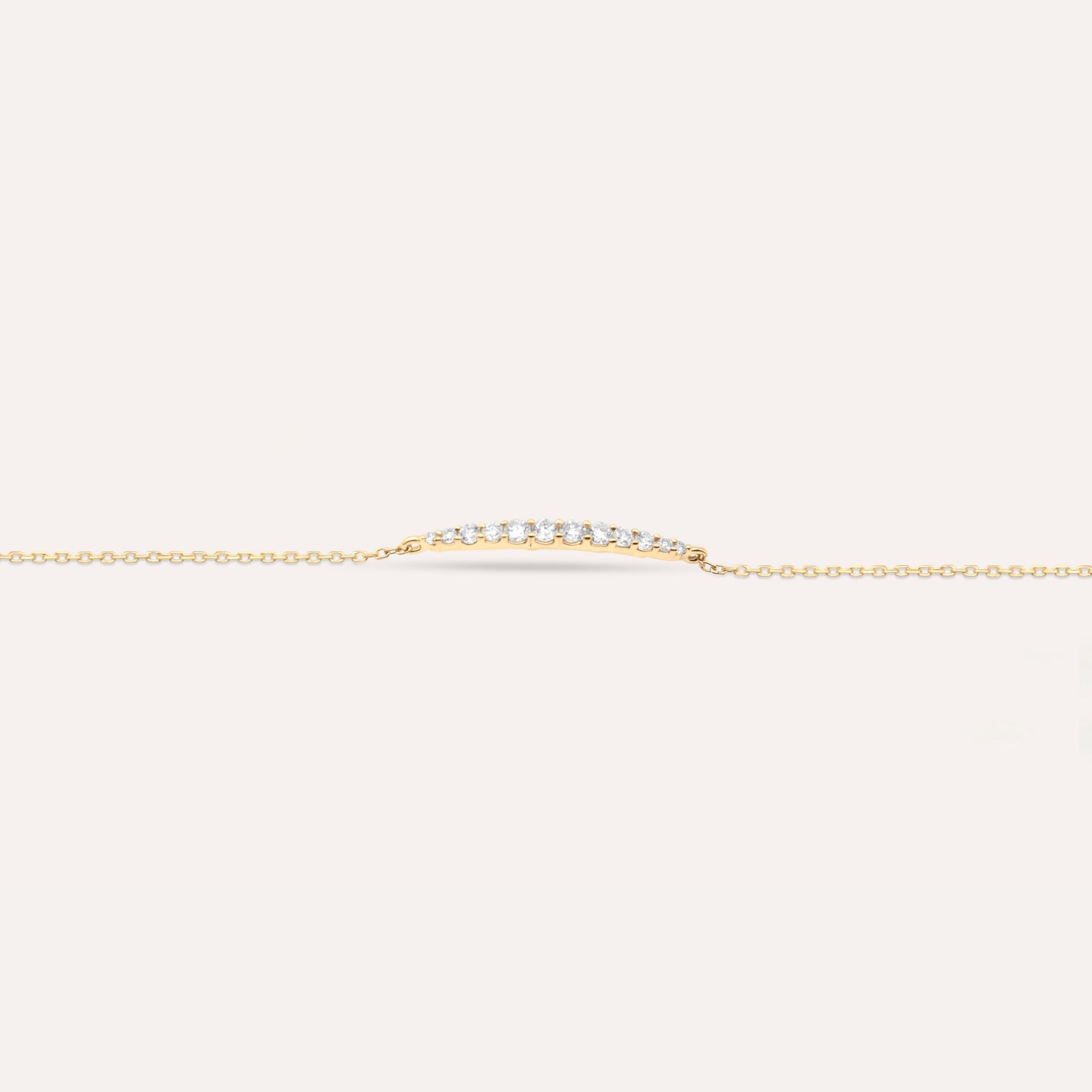 Diamond and gold Kaia bracelet