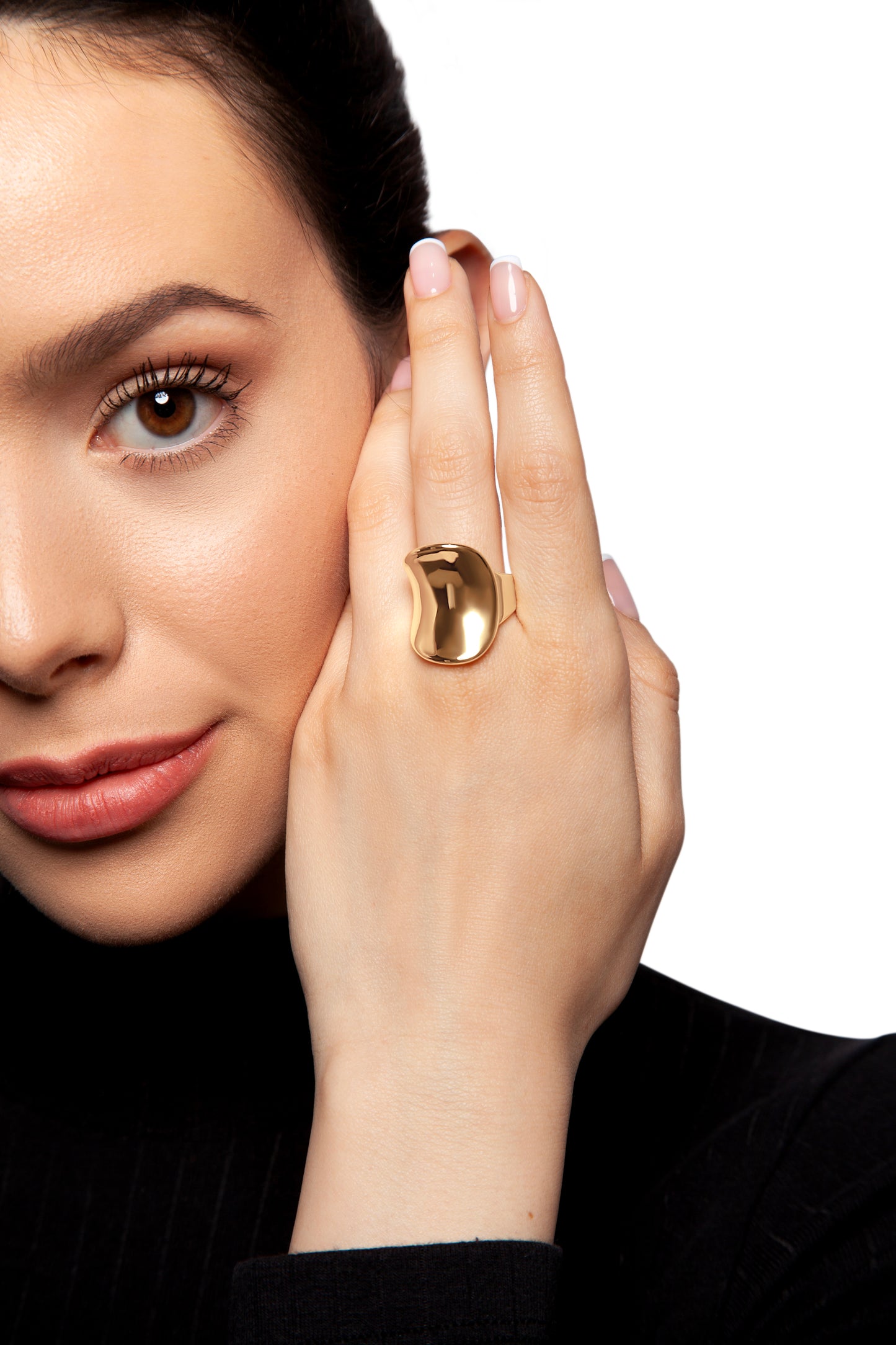 Chunky Statement Gold Ring
