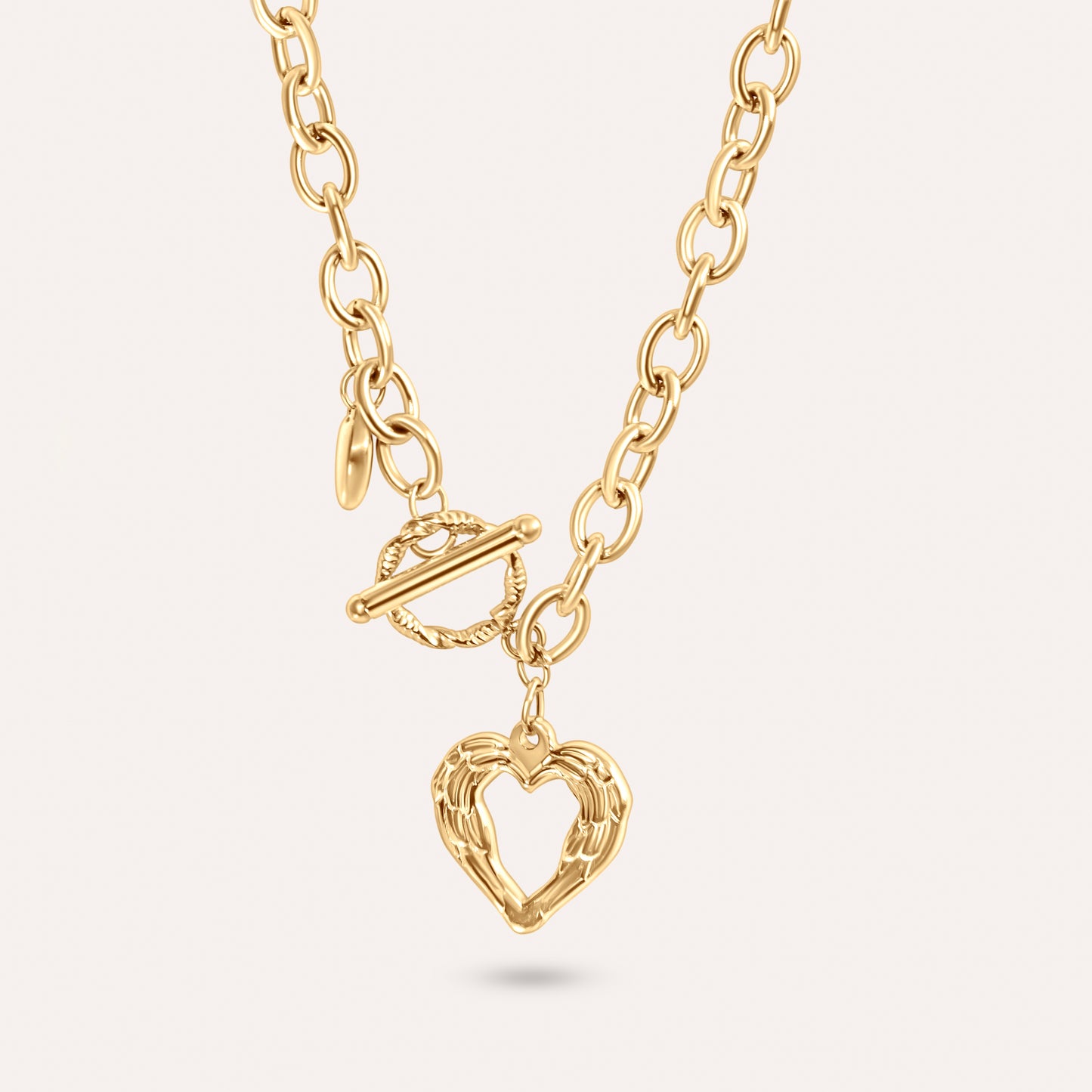 Heart Lock Pendant Necklace