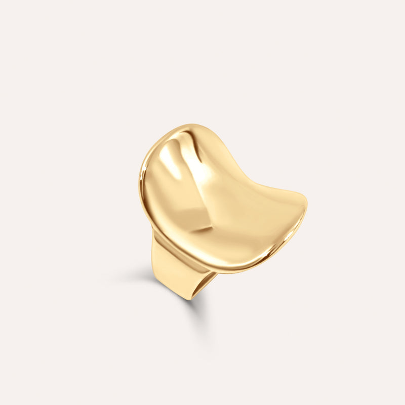 Chunky Statement Gold Ring