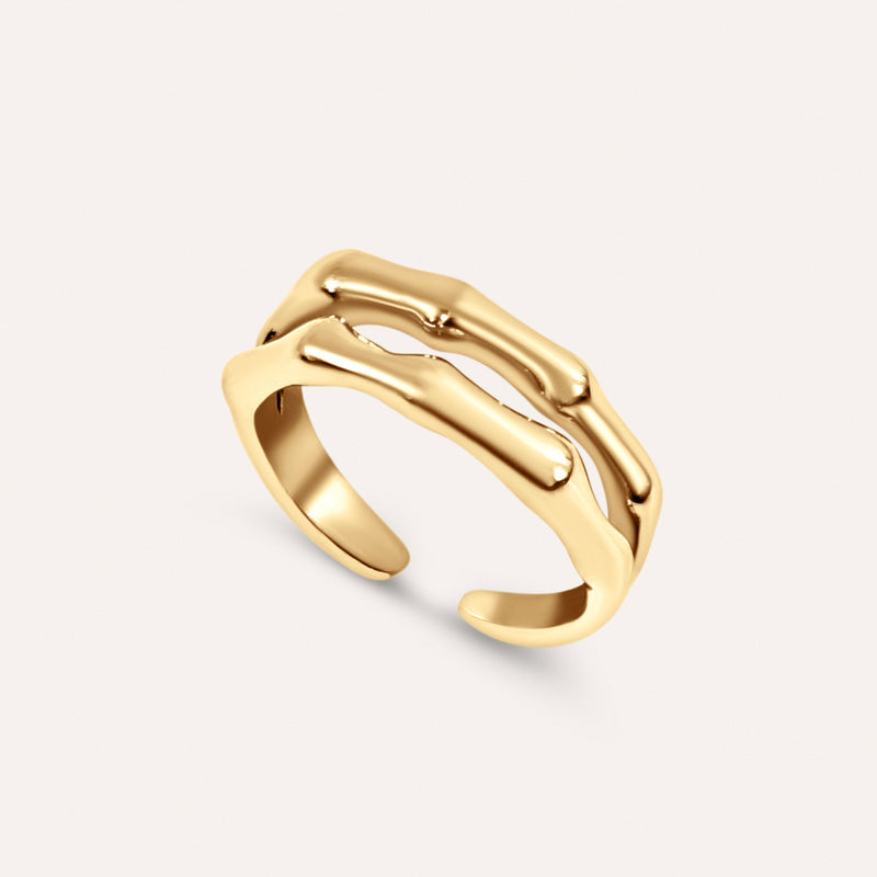 Layered Bone Ring 