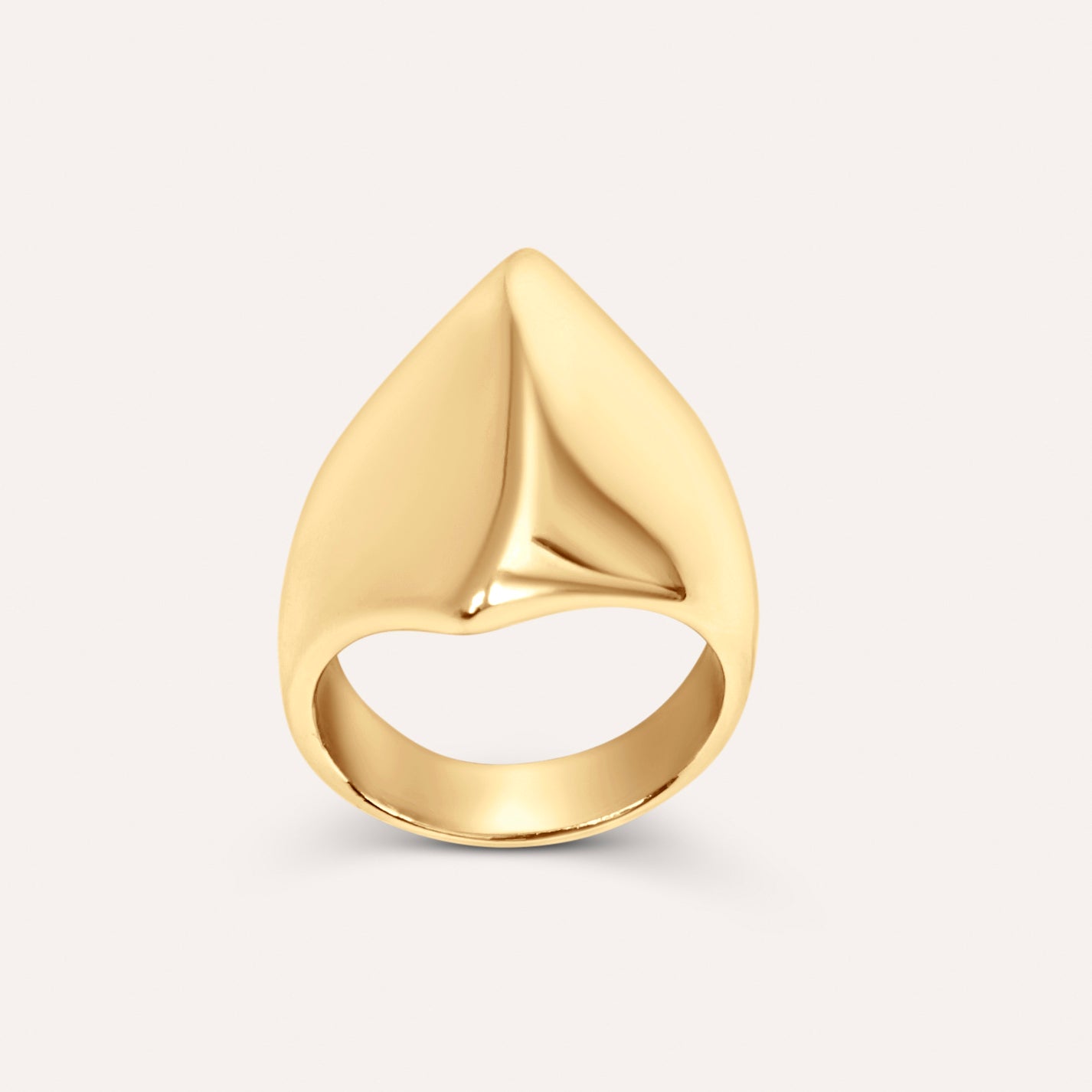 Curved Dome Ring