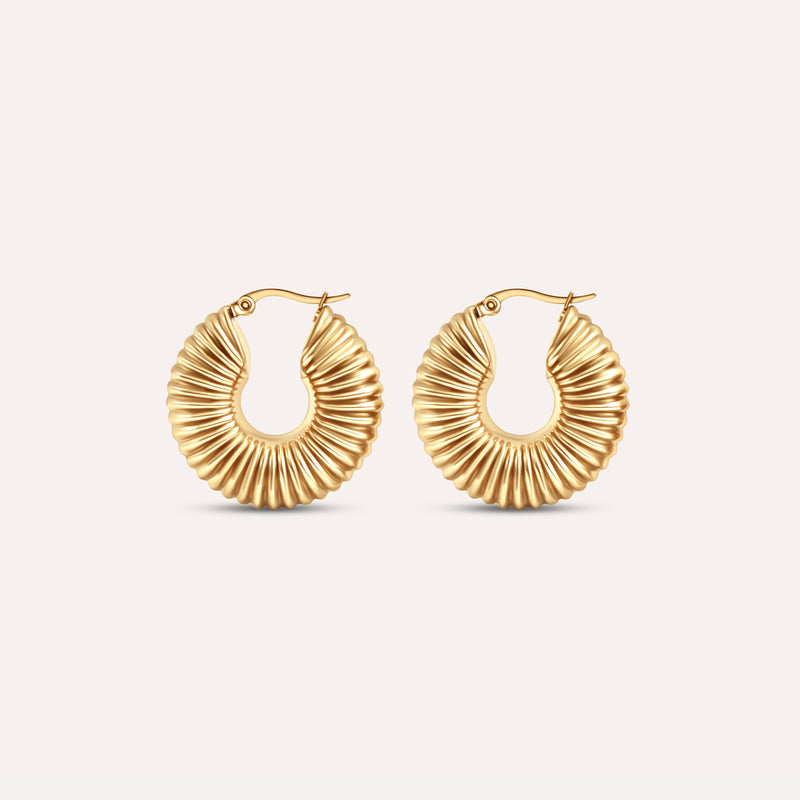 Domè Spiral Large Hoops