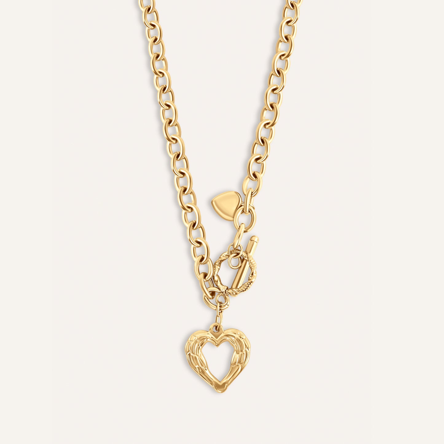 Heart Lock Pendant Necklace